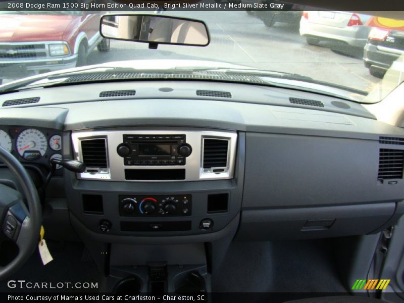 Bright Silver Metallic / Medium Slate Gray 2008 Dodge Ram 1500 Big Horn Edition Quad Cab