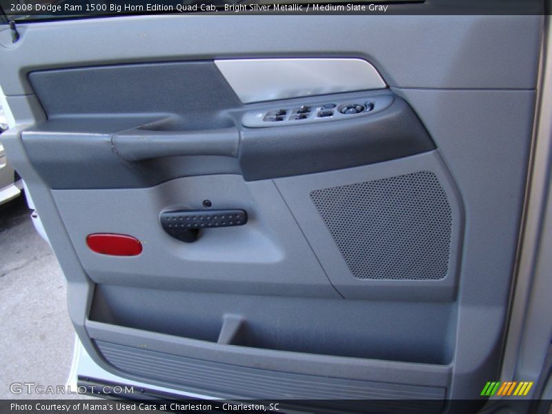 Bright Silver Metallic / Medium Slate Gray 2008 Dodge Ram 1500 Big Horn Edition Quad Cab
