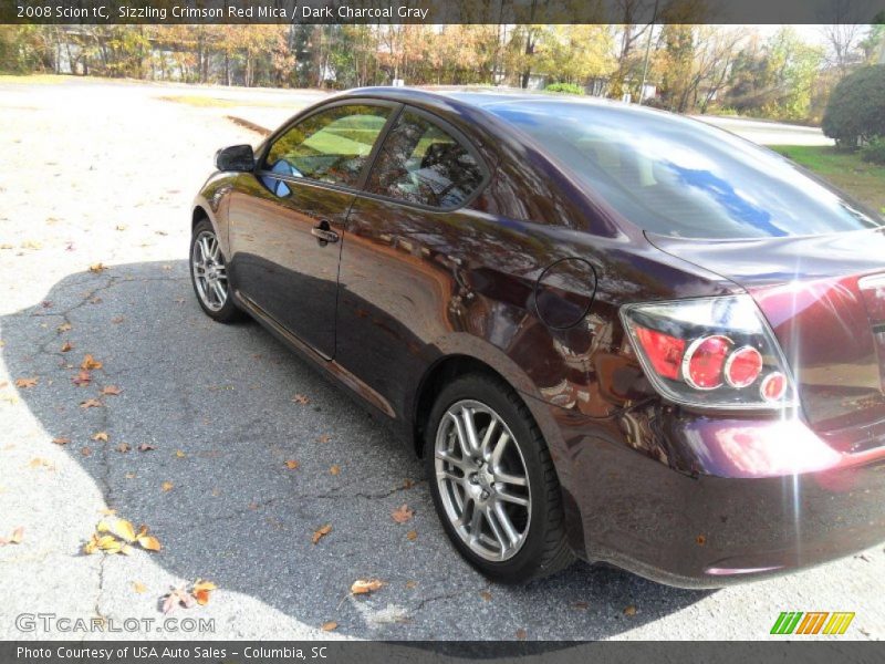 Sizzling Crimson Red Mica / Dark Charcoal Gray 2008 Scion tC