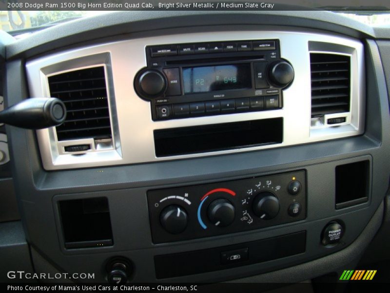 Controls of 2008 Ram 1500 Big Horn Edition Quad Cab