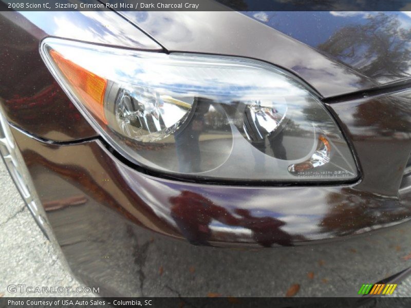 Sizzling Crimson Red Mica / Dark Charcoal Gray 2008 Scion tC