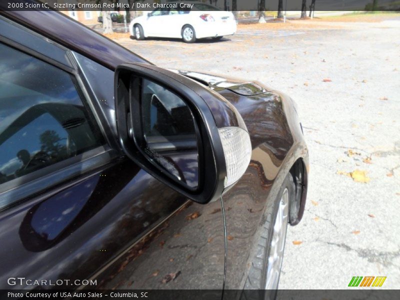 Sizzling Crimson Red Mica / Dark Charcoal Gray 2008 Scion tC
