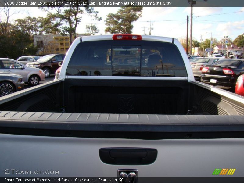 Bright Silver Metallic / Medium Slate Gray 2008 Dodge Ram 1500 Big Horn Edition Quad Cab