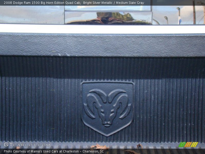 Bright Silver Metallic / Medium Slate Gray 2008 Dodge Ram 1500 Big Horn Edition Quad Cab