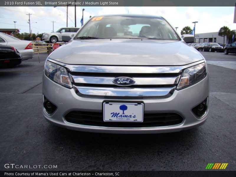 Brilliant Silver Metallic / Medium Light Stone 2010 Ford Fusion SEL