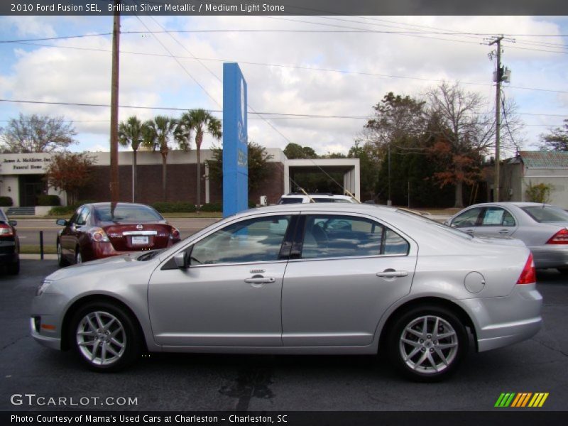 Brilliant Silver Metallic / Medium Light Stone 2010 Ford Fusion SEL