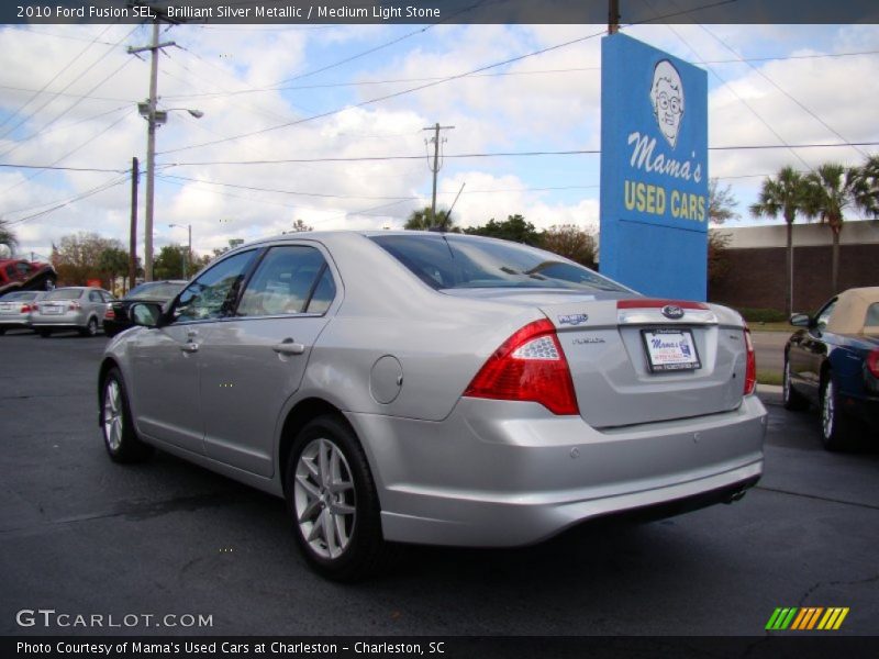 Brilliant Silver Metallic / Medium Light Stone 2010 Ford Fusion SEL