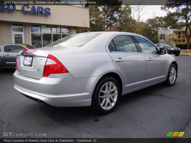 Brilliant Silver Metallic / Medium Light Stone 2010 Ford Fusion SEL
