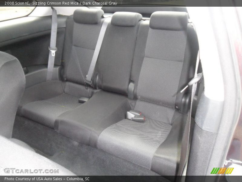 Sizzling Crimson Red Mica / Dark Charcoal Gray 2008 Scion tC