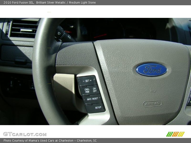 Brilliant Silver Metallic / Medium Light Stone 2010 Ford Fusion SEL
