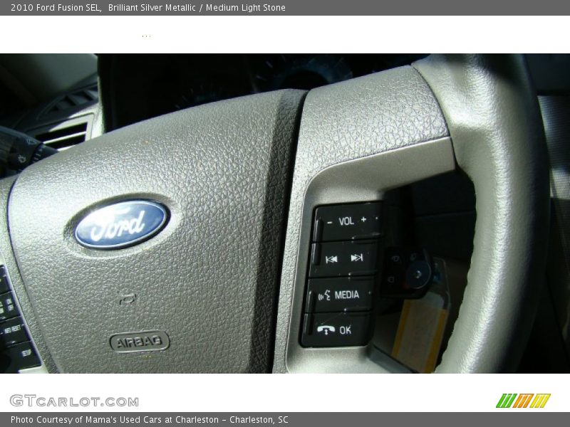 Brilliant Silver Metallic / Medium Light Stone 2010 Ford Fusion SEL