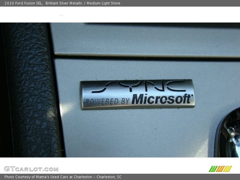 Brilliant Silver Metallic / Medium Light Stone 2010 Ford Fusion SEL