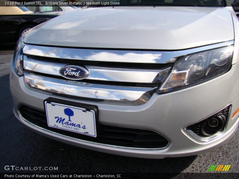 Brilliant Silver Metallic / Medium Light Stone 2010 Ford Fusion SEL