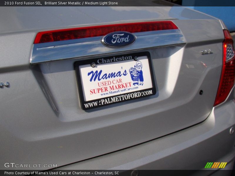 Brilliant Silver Metallic / Medium Light Stone 2010 Ford Fusion SEL