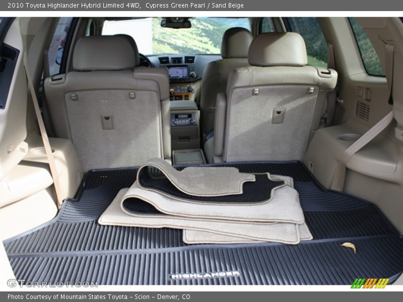 Cypress Green Pearl / Sand Beige 2010 Toyota Highlander Hybrid Limited 4WD