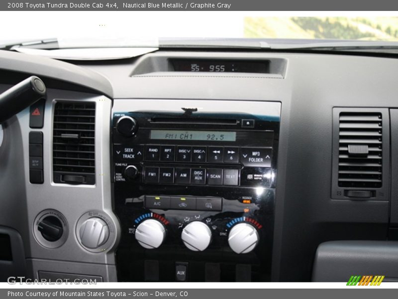 Nautical Blue Metallic / Graphite Gray 2008 Toyota Tundra Double Cab 4x4