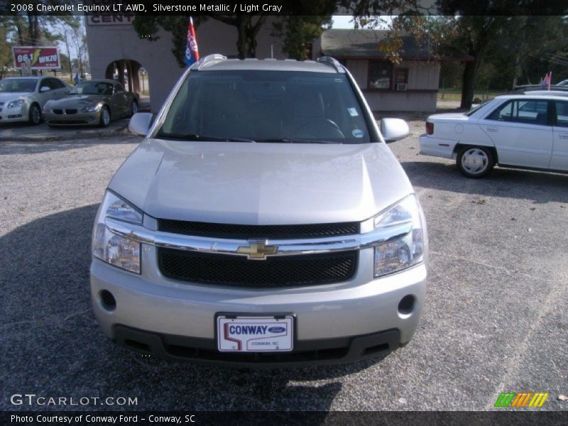 Silverstone Metallic / Light Gray 2008 Chevrolet Equinox LT AWD