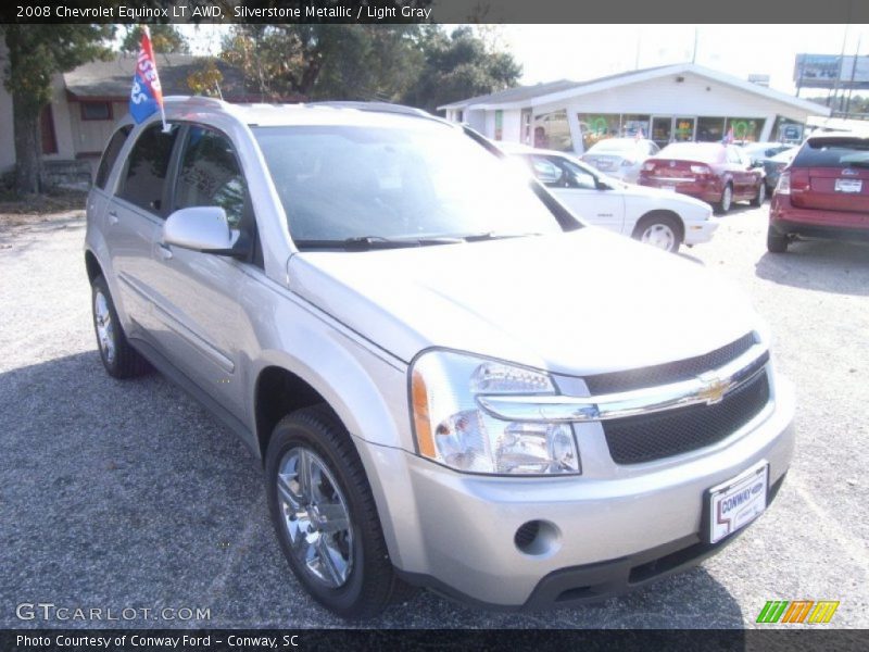 Silverstone Metallic / Light Gray 2008 Chevrolet Equinox LT AWD
