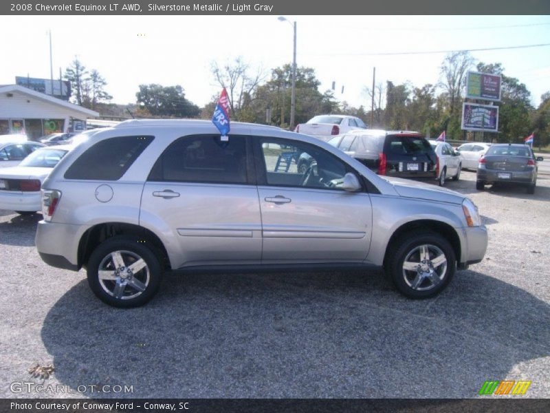 Silverstone Metallic / Light Gray 2008 Chevrolet Equinox LT AWD