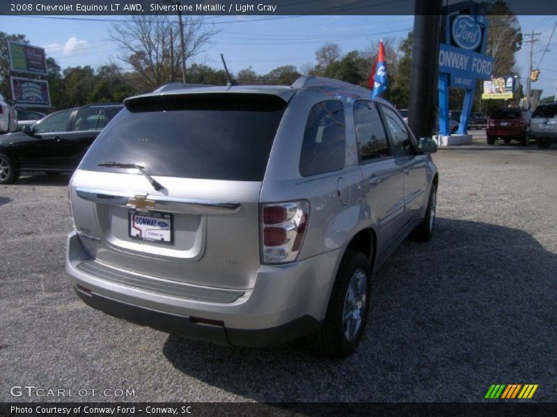 Silverstone Metallic / Light Gray 2008 Chevrolet Equinox LT AWD