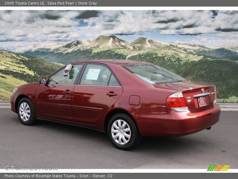 Salsa Red Pearl / Stone Gray 2006 Toyota Camry LE