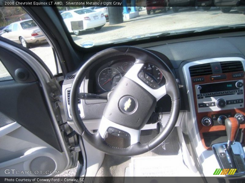 Silverstone Metallic / Light Gray 2008 Chevrolet Equinox LT AWD