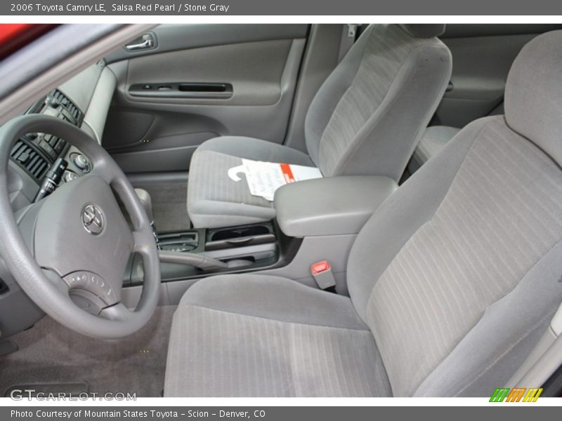 Salsa Red Pearl / Stone Gray 2006 Toyota Camry LE