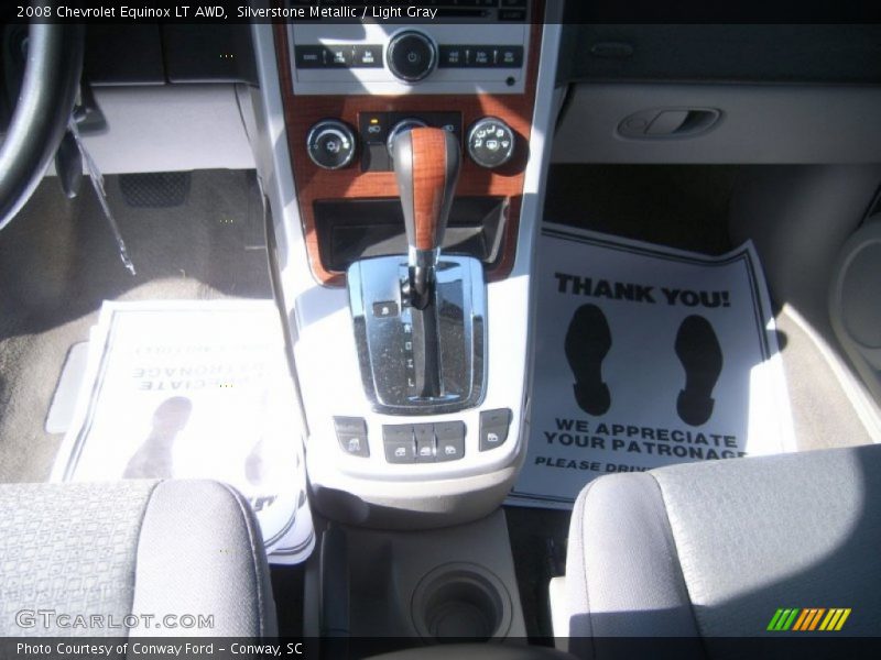Silverstone Metallic / Light Gray 2008 Chevrolet Equinox LT AWD