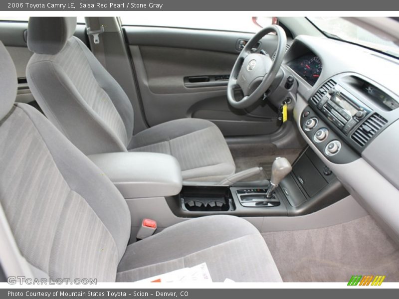 Salsa Red Pearl / Stone Gray 2006 Toyota Camry LE
