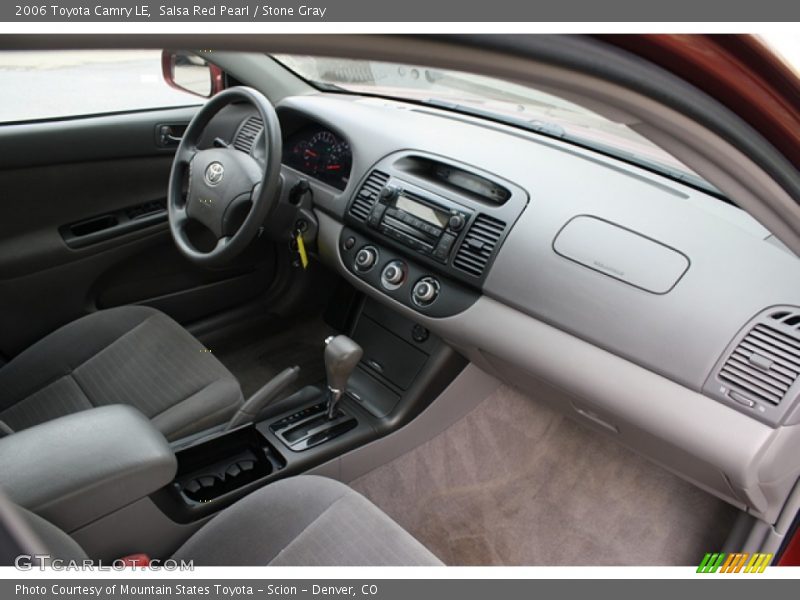 Salsa Red Pearl / Stone Gray 2006 Toyota Camry LE
