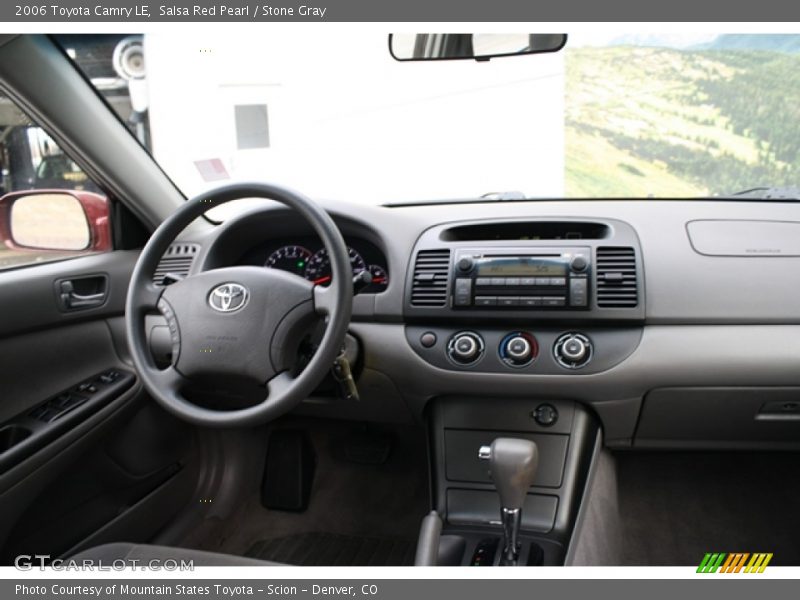 Salsa Red Pearl / Stone Gray 2006 Toyota Camry LE