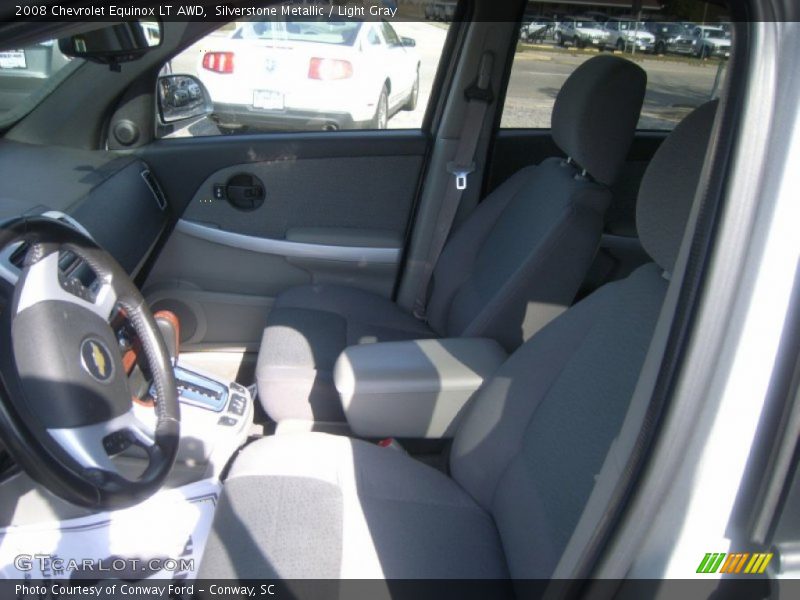 Silverstone Metallic / Light Gray 2008 Chevrolet Equinox LT AWD