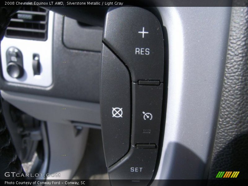 Silverstone Metallic / Light Gray 2008 Chevrolet Equinox LT AWD
