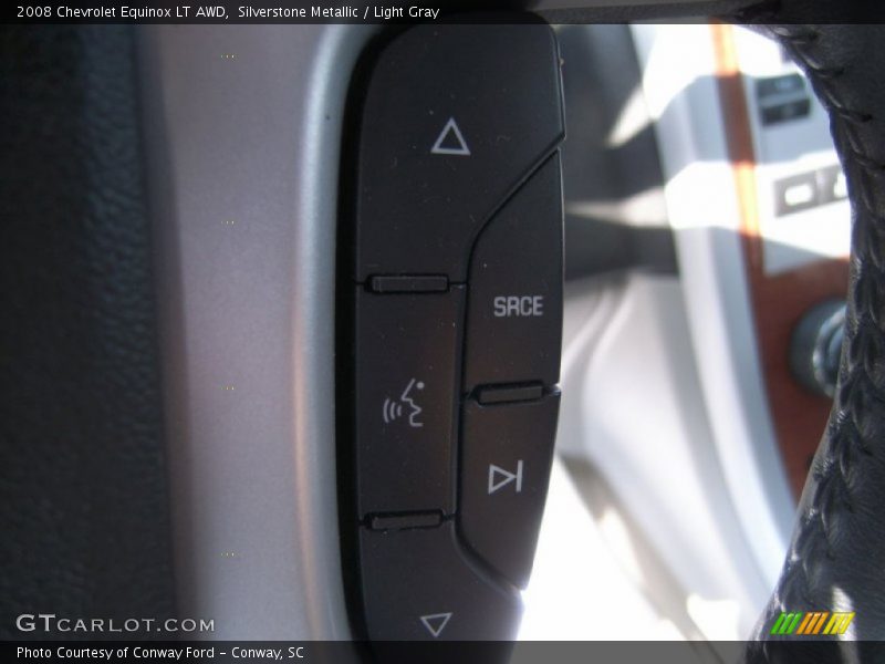 Silverstone Metallic / Light Gray 2008 Chevrolet Equinox LT AWD