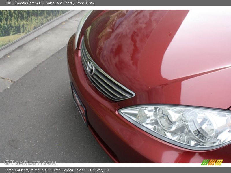 Salsa Red Pearl / Stone Gray 2006 Toyota Camry LE