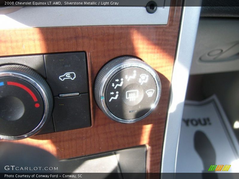 Silverstone Metallic / Light Gray 2008 Chevrolet Equinox LT AWD