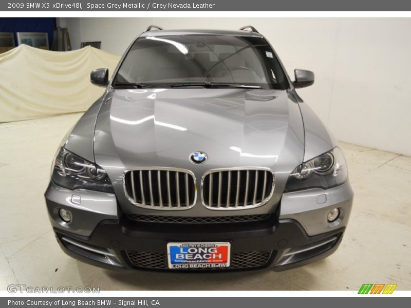 Space Grey Metallic / Grey Nevada Leather 2009 BMW X5 xDrive48i