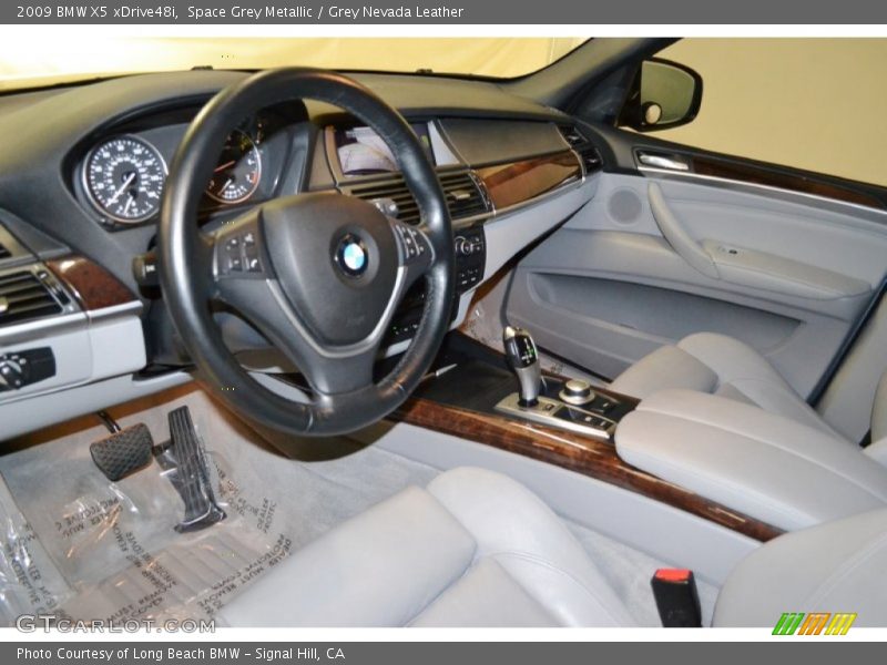 Space Grey Metallic / Grey Nevada Leather 2009 BMW X5 xDrive48i