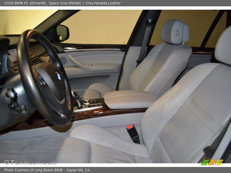 Space Grey Metallic / Grey Nevada Leather 2009 BMW X5 xDrive48i