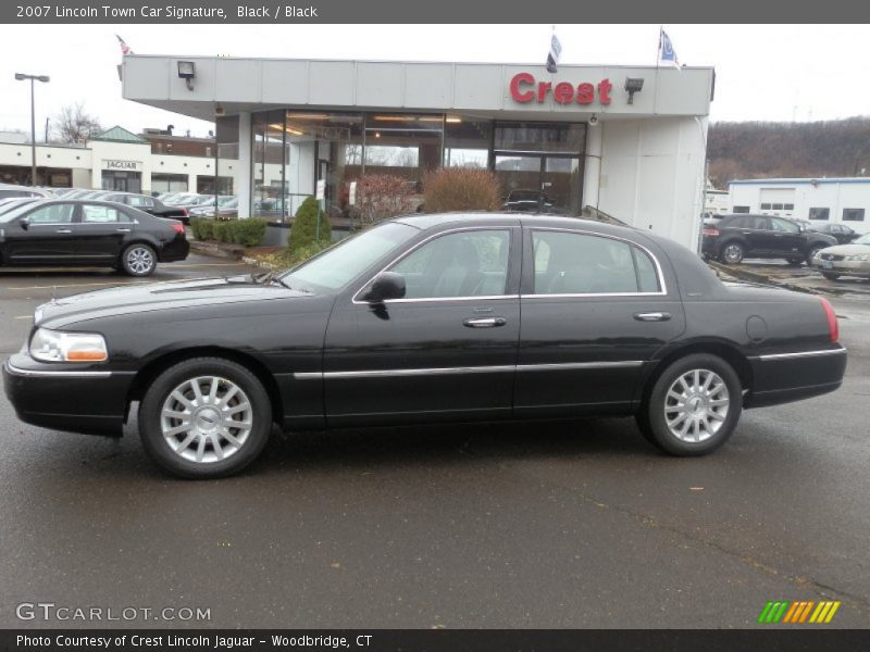 Black / Black 2007 Lincoln Town Car Signature