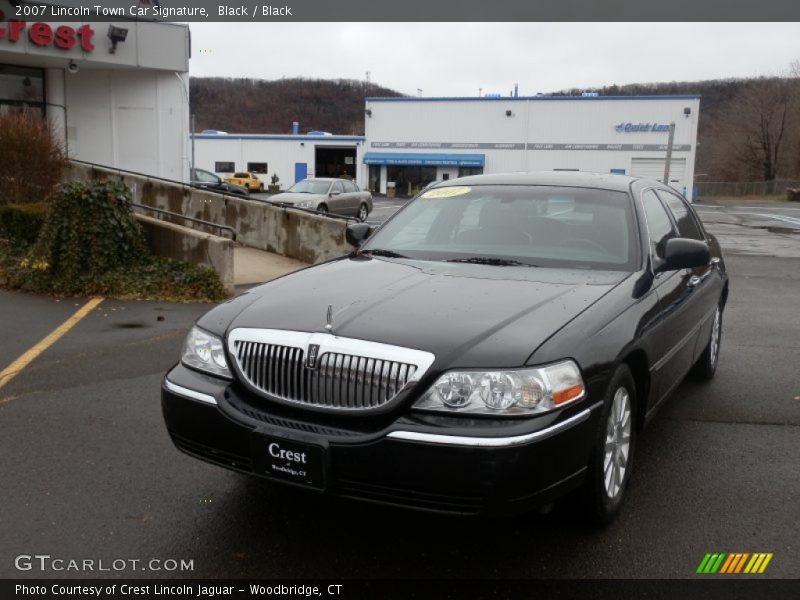 Black / Black 2007 Lincoln Town Car Signature