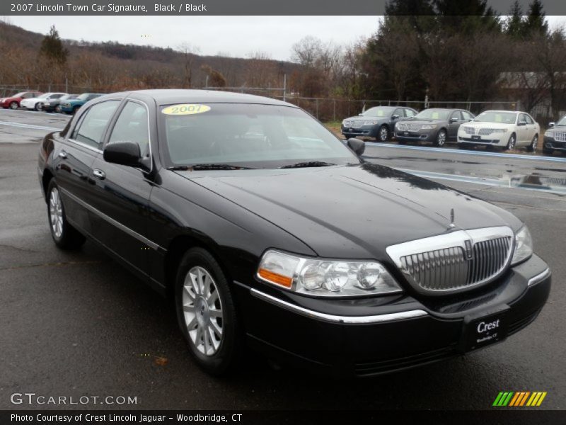 Black / Black 2007 Lincoln Town Car Signature