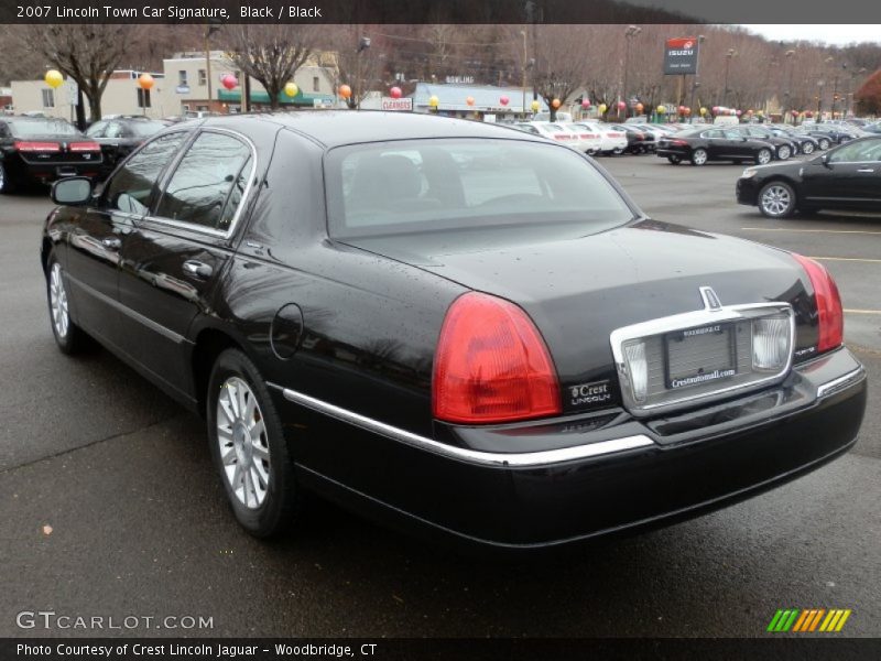 Black / Black 2007 Lincoln Town Car Signature