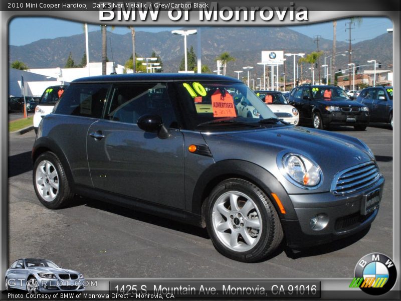 Dark Silver Metallic / Grey/Carbon Black 2010 Mini Cooper Hardtop
