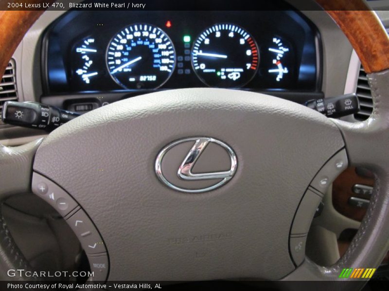 Blizzard White Pearl / Ivory 2004 Lexus LX 470