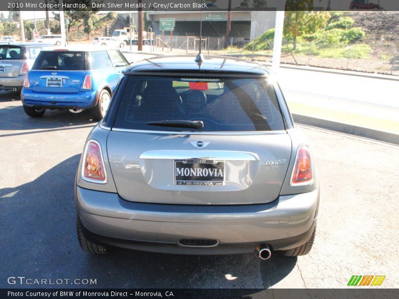 Dark Silver Metallic / Grey/Carbon Black 2010 Mini Cooper Hardtop