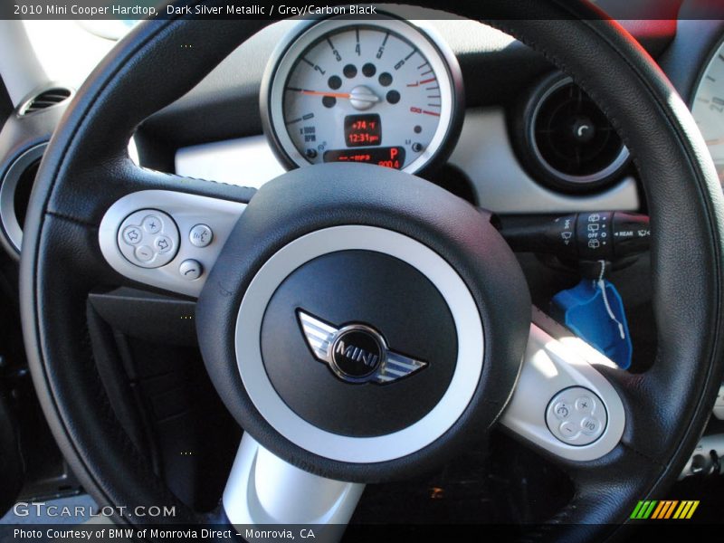 Dark Silver Metallic / Grey/Carbon Black 2010 Mini Cooper Hardtop