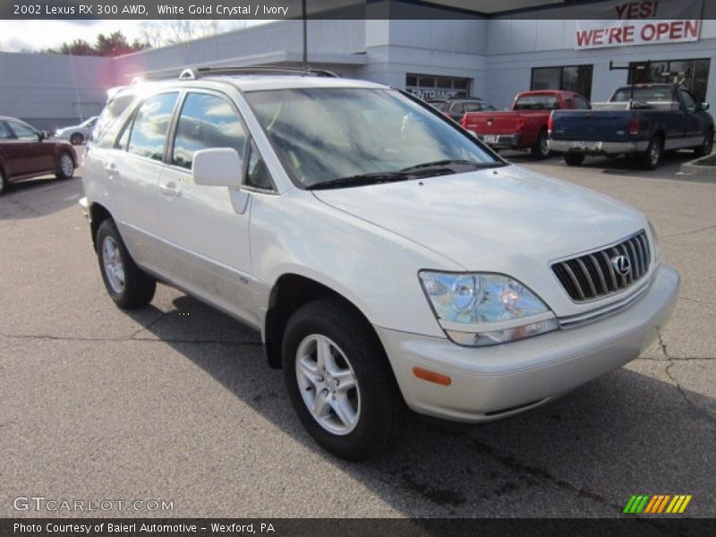 White Gold Crystal / Ivory 2002 Lexus RX 300 AWD