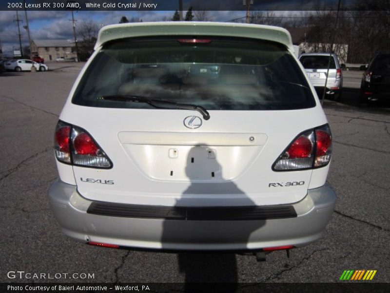 White Gold Crystal / Ivory 2002 Lexus RX 300 AWD