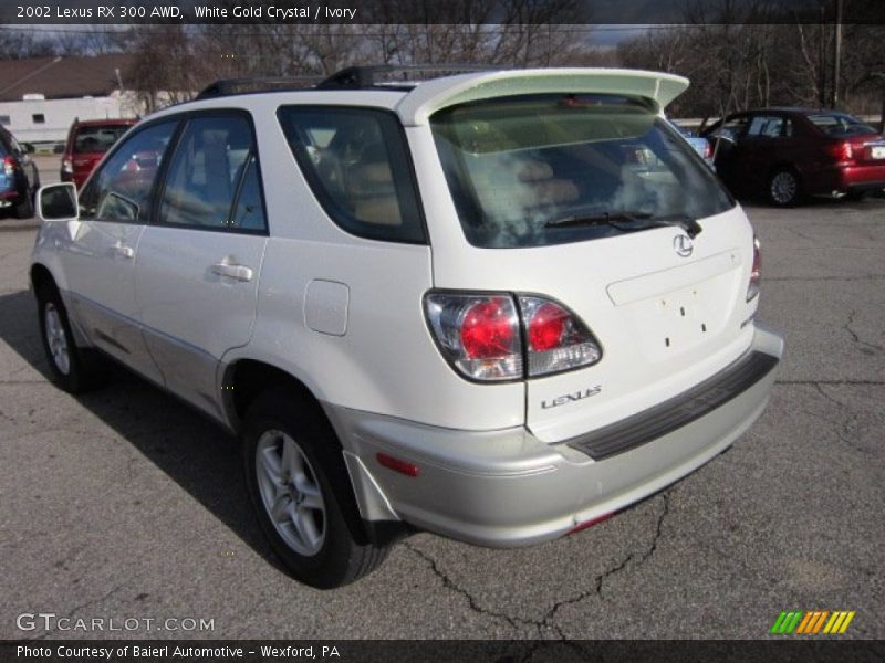 White Gold Crystal / Ivory 2002 Lexus RX 300 AWD